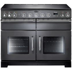 Rangemaster Excel 110 Electric Induction Range Cooker Slate/Chrome Trim